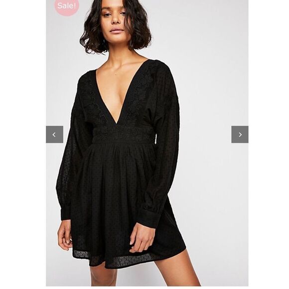 NWT Free People Sugarpie Open Back Mini Dress - Picture 4 of 8